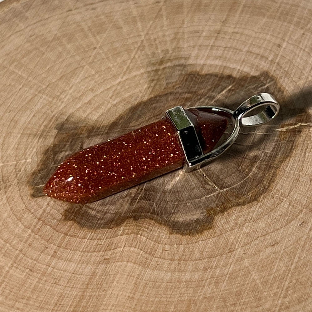 Goldstone Crystal Pendant